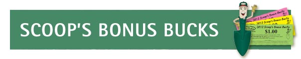 Scoop's Bonus Bucks
